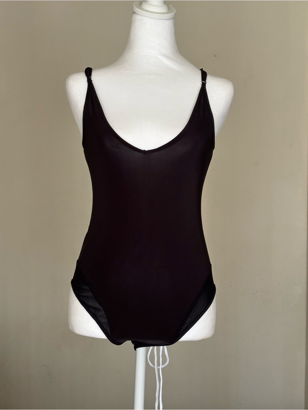 Black Women's One-Piece Bodysuit